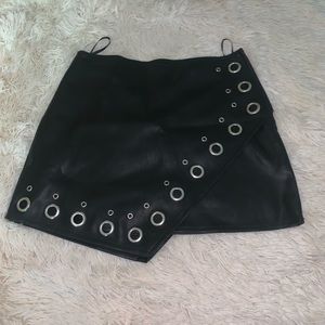 Leather mini Skirt